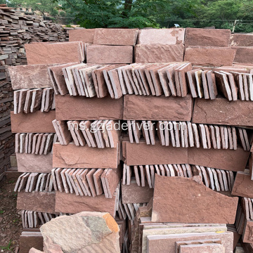 Batu Slate Batu Batu Asli-Batu Merah